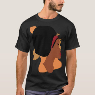 Black History Month Minimalist Queen Melanin Boho T-Shirt