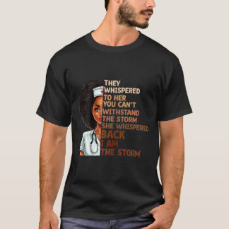 Black History Month Nurse Proud Black African T-Shirt