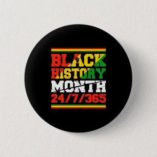 Black History Month One Month Cant Hold Our Histor 6 Cm Round Badge