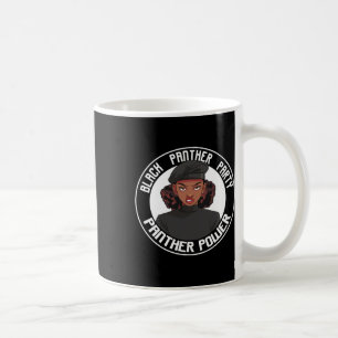 Black History Month Panther Party Logo Afro Hair 1 Coffee Mug
