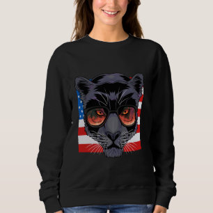 Black History Month Panther Party Sunglasses 1966 Sweatshirt