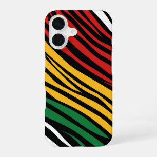 Black History Month Pattern iPhone 16 Case