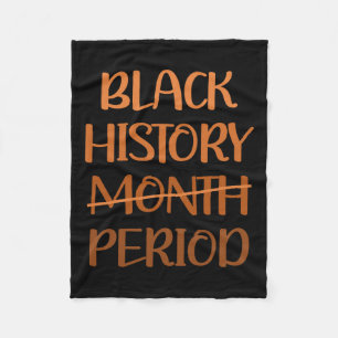Black History Month Period African American Women  Fleece Blanket