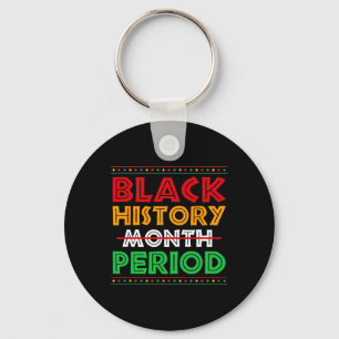 Black History Month Period African American Women Key Ring