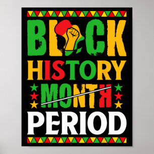 Black History Month Period African American Women Poster