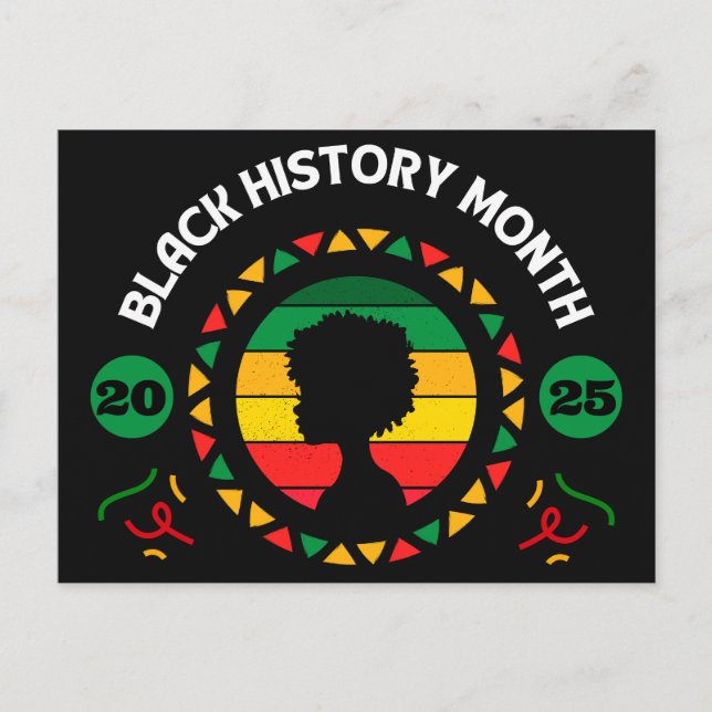 Black History Month Postcard (Front)