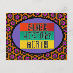 Black History Month Postcard