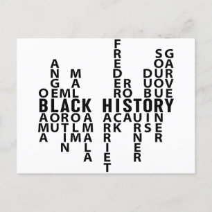 Black History Month Postcard