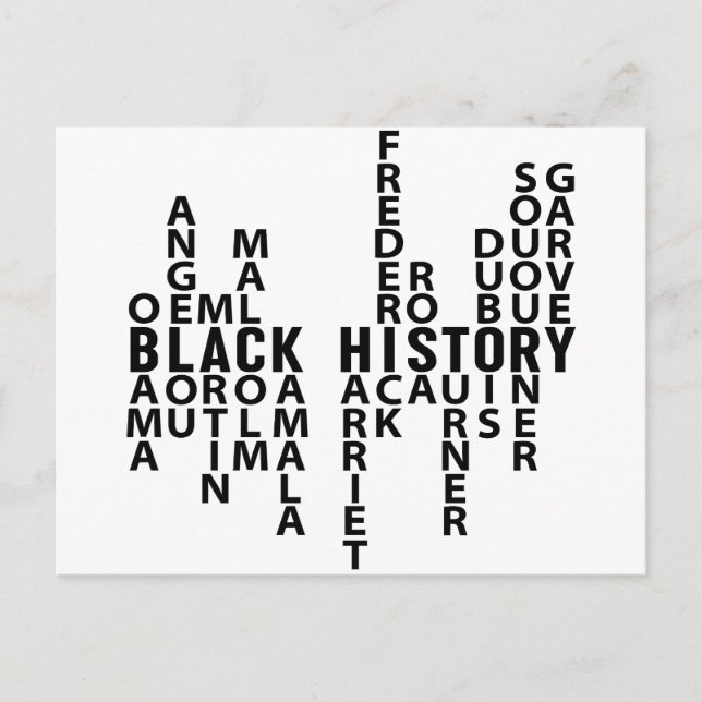 Black History Month Postcard (Front)