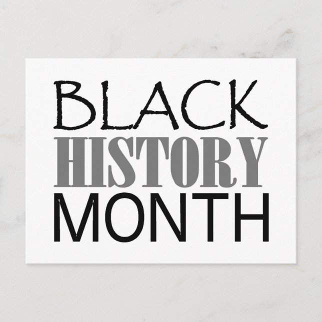 Black History Month Postcard (Front)