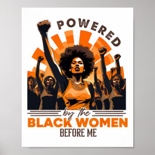 Black History Month Powered By The Black Women Bef Poster