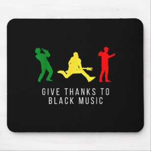 Black History Month Pride African American Melanin Mouse Pad