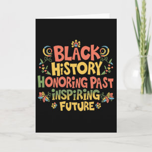 Black History Month Pride  Card