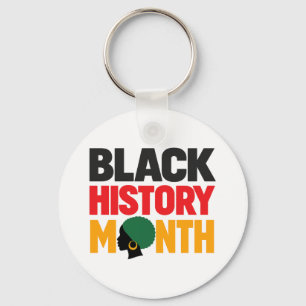 Black History Month Pride Cultural Heritage Key Ring