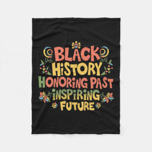 Black History Month Pride Fleece Blanket