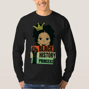 Black History Month Princess Black Girl Magic T-Shirt