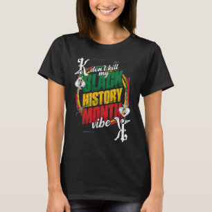 Black History Month Proud Black Poker Player Appar T-Shirt