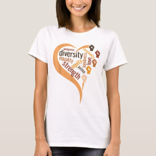 Black History Month Racial Diversity Justice Equal T-Shirt