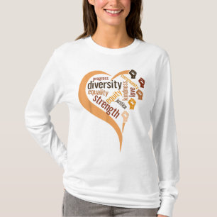 Black History Month Racial Diversity Justice Equal T-Shirt