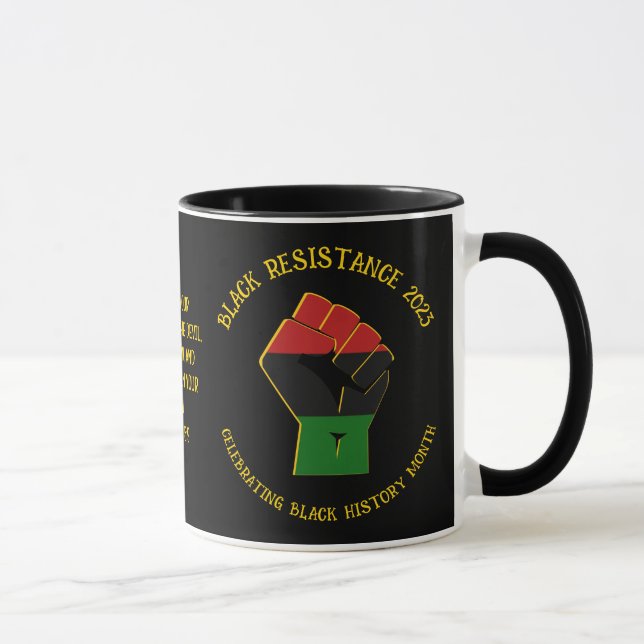 BLACK HISTORY MONTH Resistance 2023 Mug (Right)