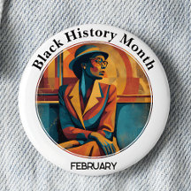 Black History Month Rosa Parks Pinback Button