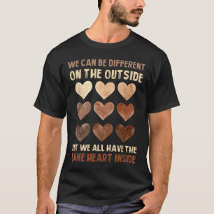 Black History Month Same Heart Inside African Prid T-Shirt