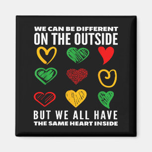 Black History Month Same Heart Inside Magnet