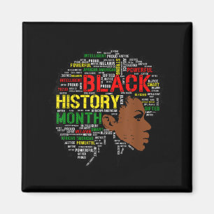 Black History Month Shirt African Quote Women Girl Magnet