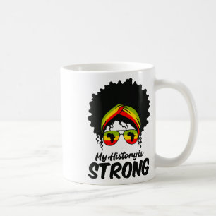 Black History Month Shirt My History Is Strong Men Coffee Mug
