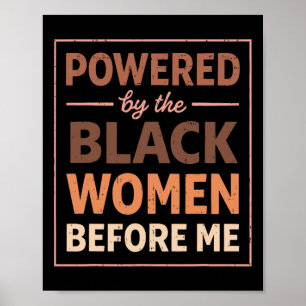 Black History Month Shirt Women Afro Black Women A Poster