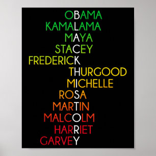 Black History Month Shirts For Men Women Kids Blac Poster