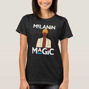 Black History Month Sista Melanin Magic Women Aunt T-Shirt