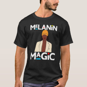 Black History Month Sista Melanin Magic Women Aunt T-Shirt