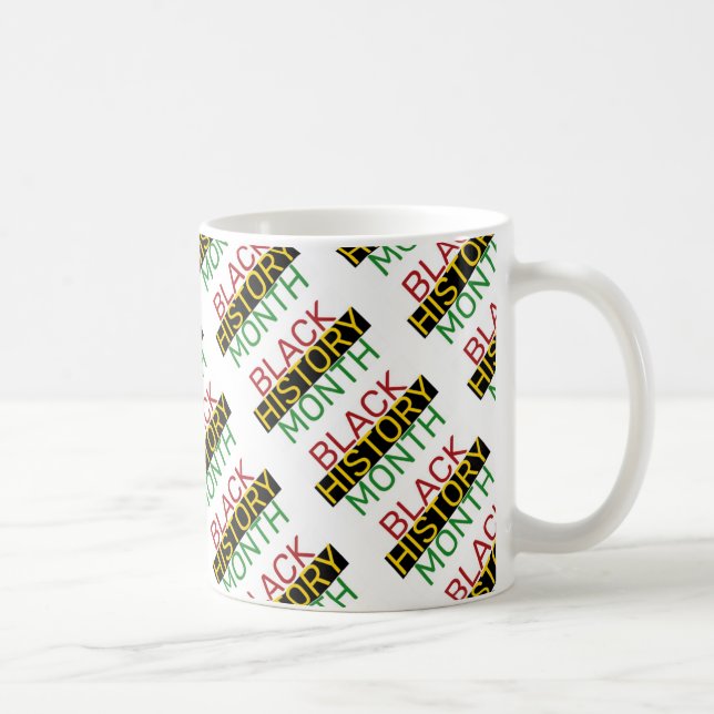 BLACK HISTORY MONTH Stylish BHM Coffee Mug (Right)