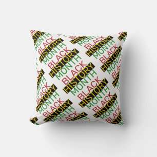 BLACK HISTORY MONTH Stylish BHM Cushion