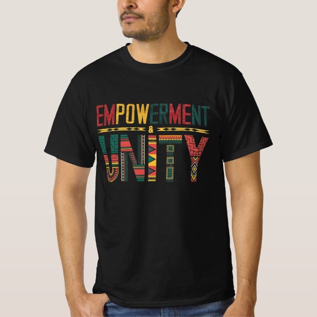 Black History Month T-shirt, African American Tee (Front)