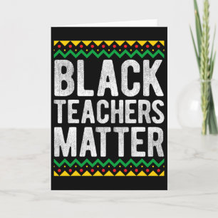 Black History Month T Shirt Teachers Problem Gift Card