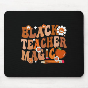Black History Month Teacher Groovy Black Teacher M Mouse Pad