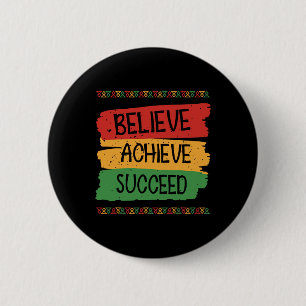 Black History Month Tee Black African American Jun 6 Cm Round Badge