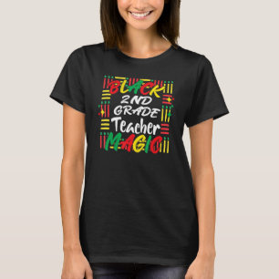 Black History Month Tees Black 2nd Grade Teacher M