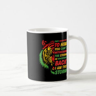 Black History Month Tiger African Colourful Afro T Coffee Mug