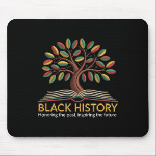 Black History Month Tree Of Knowledge African Amer Mouse Pad