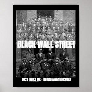 Black History Month - Tusla - Founders Of Black Wa Poster