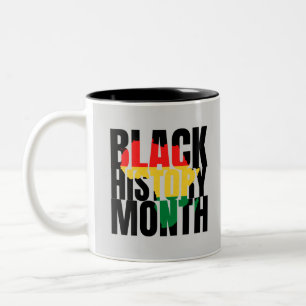 Black History Month Two-Tone Coffee Mug