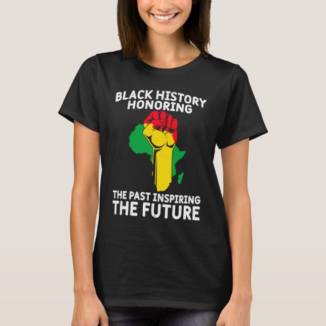 Black History Month USA History America African  1 T-Shirt (Front)