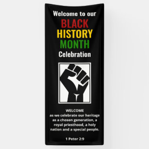 BLACK HISTORY MONTH Welcome Conference Vertical Banner