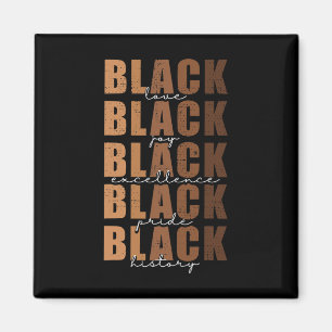 Black History Month Women Black Love Melanin Junet Magnet