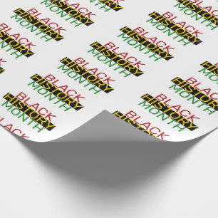 BLACK HISTORY MONTH WRAPPING PAPER