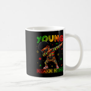 Black History Month Young Black King African Pride Coffee Mug