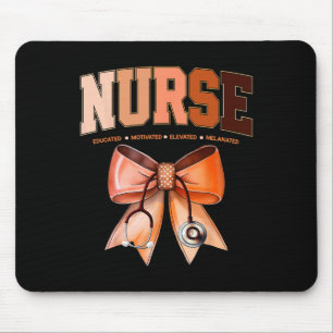 Black History Nurse Coquette Melanin Picu Mbu Er N Mouse Pad